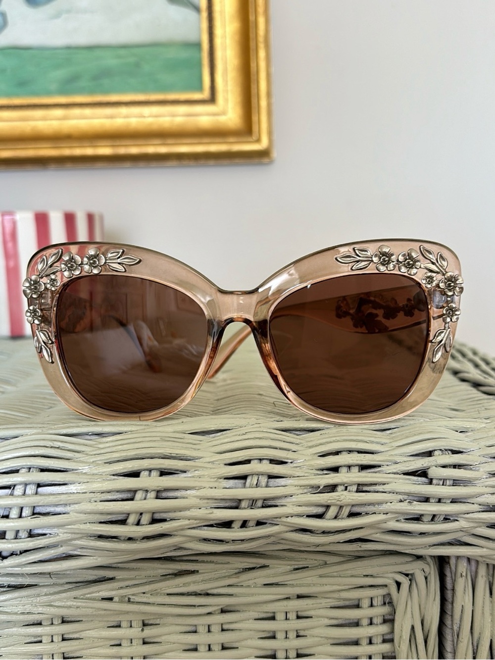 Anthropologie floral Sunglasses